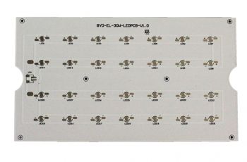 Aluminium based PCB for automotive illumination