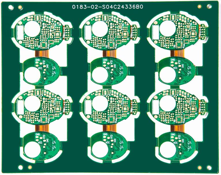 Rigid-flex PCB for smart bracelet